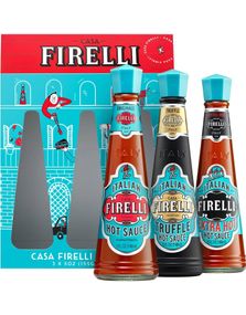 1797292800_1Casa Firelli Italian Hotsauce Variety Pack - 3 Forskjellige Smakfulle Sterke Sauser i Gavepakke 444 ml