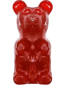 KJEMPESTOR Gummi-Bjørn på Pinne - 227 g - Strawberry