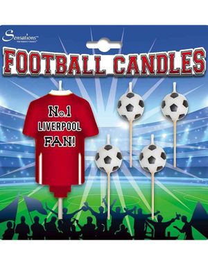 5 stk Liverpool Fan Fotballdrakt og Ball Kakelys