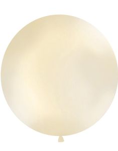 KREM Pastellfarget Rund JUMBO Ballong 1 meter