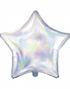 Iriserende Stjerneformet Folieballong 48 cm