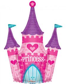 Prinsesseslott - STOR Folieballong 91 cm