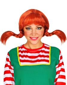Inspirert Pippi Langstrømpe Parykk