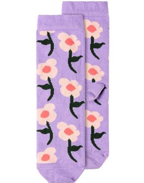 Lilla Sokker med Blomster