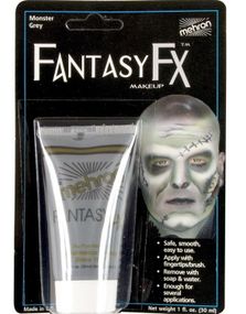  Monster Grey Fantasy F-X Makeup - 30 ml Vannbasert Mehron Ansikt og Kropssminke