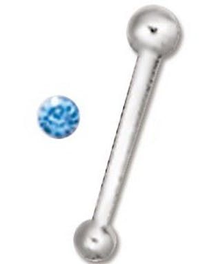 Single Blue Stone - Nesepiercing
