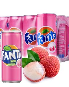 12 stk Fanta Lychee / Kjærlighetsfrukt Smak 320 ml (Malaysia) - Helt Brett