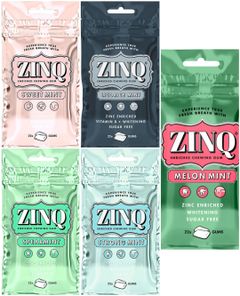 Taste Them All -  Zinq Tyggegummi Pose - Fem Smaker - Pakketilbud