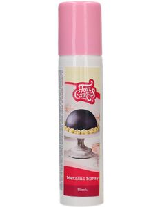 FunCakes Svart Metallic Spray - 100ml