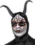 Commedia Dell'arte Demonmann - Maske Med Hette