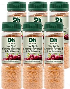 6 stk DH FOODS Tay Ninh Shrimp-Flavoured Salt Mixture - Salt med Rekesmak og Chili - Hel Pakke 6x110 gram (Vietnam)
