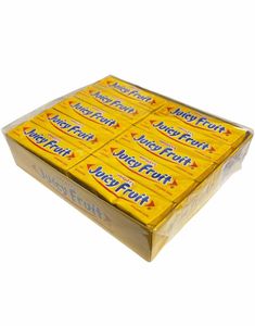 30 stk Wrigley's Juicy Fruit Gum - Sukkerfri Tyggegummi med Fruktsmak - Hel Pakke 360 gram (USA)