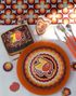 10 stk Papptallerkener 23 cm - 70s Party