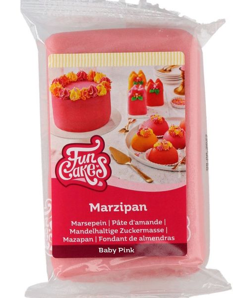Funcakes Marsipan - Babyrosa 250 gram