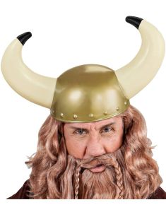 Vikinghjelm med Store Horn