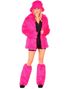 Neon Rosa - Plysj Leggvarmere 