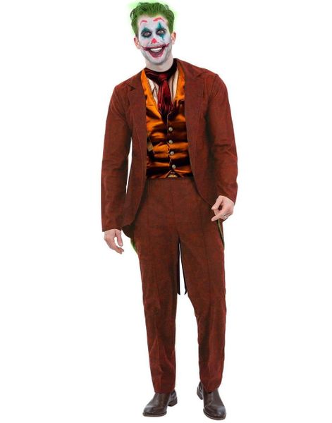 The Joker Inspirert Rød Herrekostyme