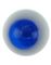 White and Blue Akrylkule til 1,6 mm Stang