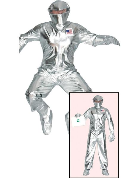 Space Suit - Komplett Astronaut Herrekostyme