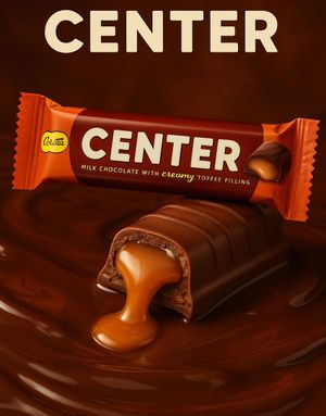 Cloetta Dubbel Center Melkesjokoladebar med Toffeefyll 50 gram