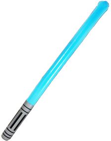 Blå Oppblåsbar Lightsaber 90 cm
