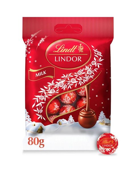 Lindt Lindor Milk Chocolate - Melkesjokolade Trøfler med Fyll 200 gram
