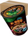 8 stk Sweet and Savory K-BBQ Ramyun - Koreansk BBQ - BIBIGO - Hel Eske 784 gram (Korea)