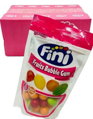 16 stk Fini Fruit Salad Gum - Fruktformet Tyggegummi - Hel Eske 2,64 kg