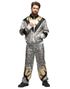 80-talls Grilldress med Dollarmotiv til Voksen - XX-Large