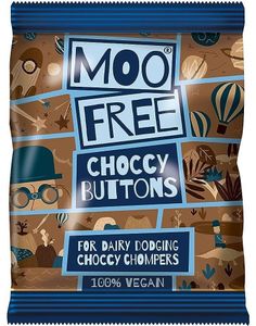Moo Free Original Choccy Buttons - Veganske Sjokoladebiter