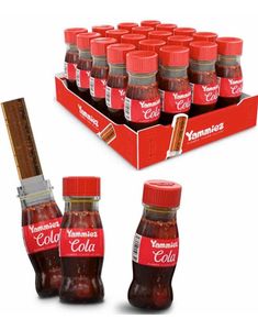 30 stk Yammiez Cola Pop - Kjærlighet i Mini Colaflaske - Hel Eske 450 gram