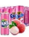 12 stk Fanta Lychee / Kjærlighetsfrukt Smak 320 ml (Malaysia) - Helt Brett