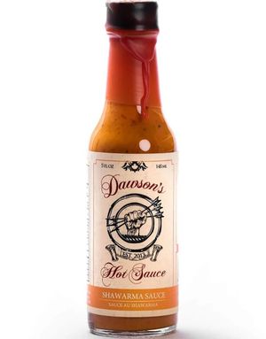 Dawson's Shawarma Hot Sauce - Mild Hotsauce med Hvitløk, Olivenolje og Honning 148 ml