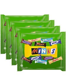 12 stk Minimix Kjente Sjokolader (20 stk per pose) – 4,8 kg Hel Eske