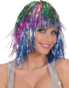 Disco Fever - Flerfarget Serpentin Parykk
