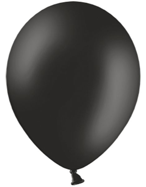 10 stk 30 cm - Svarte Ballonger
