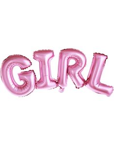 GIRL - Folieballong for Luft 74x33 cm