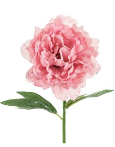 Rosa Peonblomst 35 cm - Kunstige Blomster