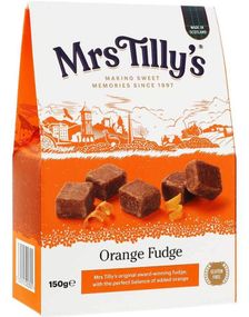 1780617600_1Mrs Tilly's Scottish Orange Fudge - Fudge med Appelsinsmak i Gaveeske 150 gram