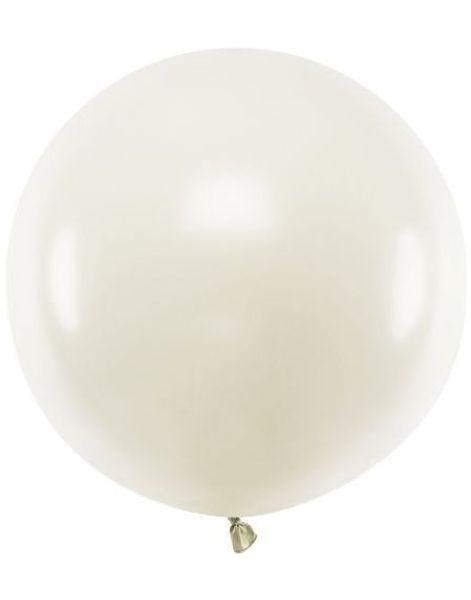 60 cm JUMBO Ballong - Krem Pastellfarget
