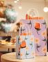 Lilla Gavepose med Blomster 10x24x32 cm