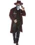 Deluxe Dark Spirit Western Cowboykostyme til Mann - Strl M