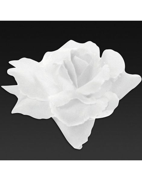 24 stk Hvite Blomster med Selvklebende Teip
