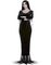 Lisensiert Addams Family Morticia Kostyme med Parykk