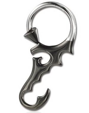 Half and Half PVD BCR Piercing - 1.6 x 12 mm