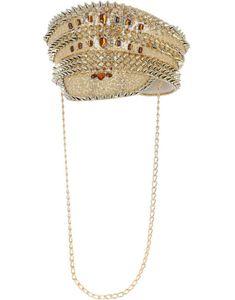 Gullfarget Festival Caps med Spikes og Steiner