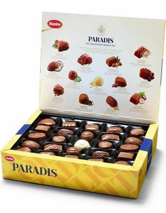 Marabou Paradis Utvalgte Praliner av Lys- og Hvit Sjokolade 500 g