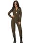 Maverick Aviator - Lisensiert Top Gun Kostyme til Dame - Strl Medium