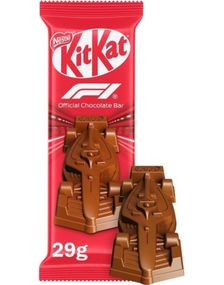 1798675200_1KitKat F1 Chocolate Car Figure - F1 Bilformet Sjokoladefigur - Limited Edition 29 gram