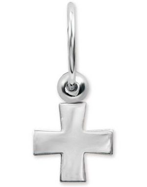 BCR Piercing With Cross - 1 x 10 mm